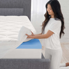 Novaform Plush Pillowtop 4" Memory Foam Mattress Topper