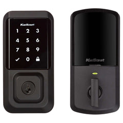 Kwikset Halo Touchscreen Wi-Fi Smart Lock with Halifax Lever