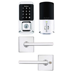 Kwikset Halo Touchscreen Wi-Fi Smart Lock with Halifax Lever