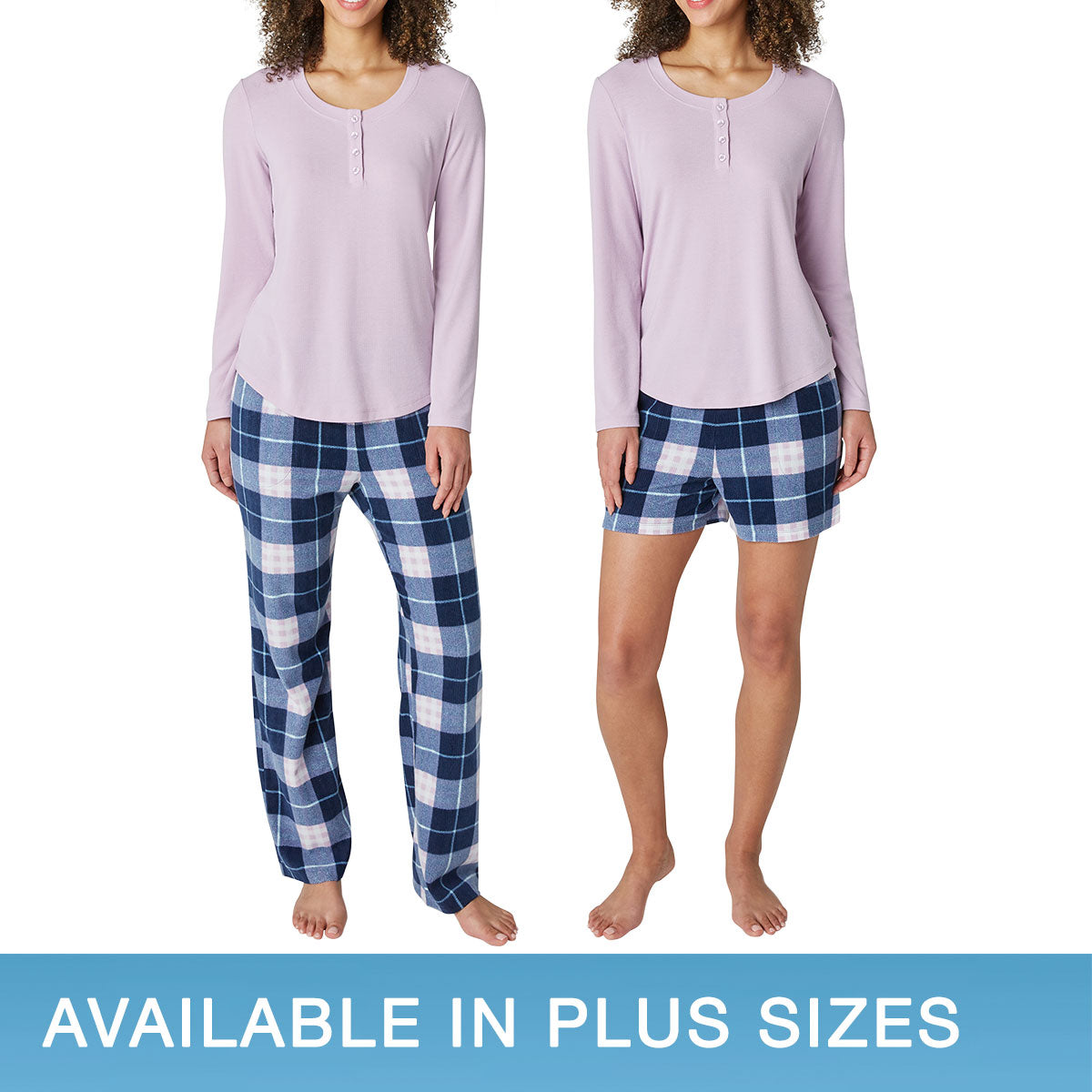 Eddie Bauer Ladies' 3-Piece Waffle Fleece Pajamas Set Image