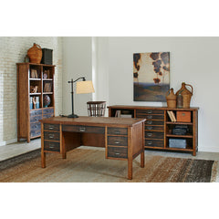 Hester Desk, Credenza and Bookcase Image
