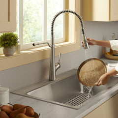 Pro-Function Kitchen Sink Kit - with Vibrant Stainless or Matte Black Faucet