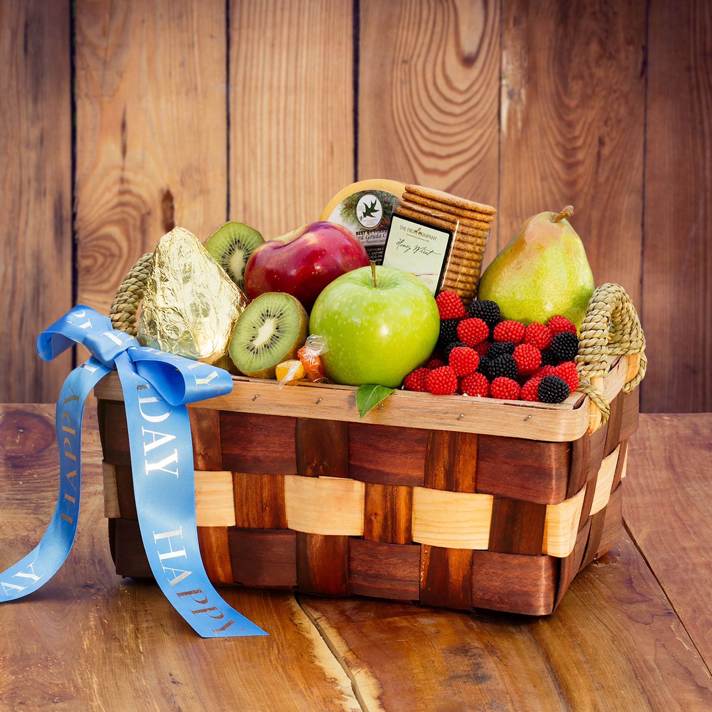 The Fruit Company "Happy Birthday" Fruit Basket Image