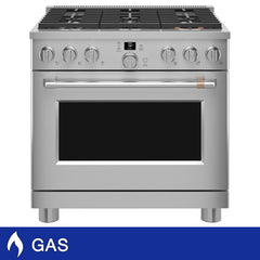 Café 36 Inch. 6.2 cu. ft. All-Gas Professional Range with 6 Burners Image