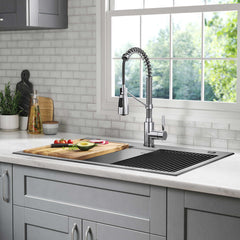 Delta Pull-Down High Arc Single Handle Kitchen Faucet