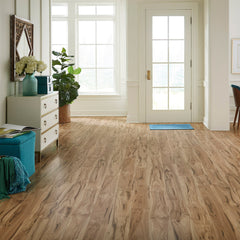 Mohawk Home Millport Hickory Waterproof Laminate 12mm Thick Plank With 2mm Attached Pad Included Image