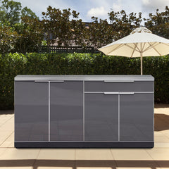 NewAge Products Aluminum 3-piece Outdoor Kitchen