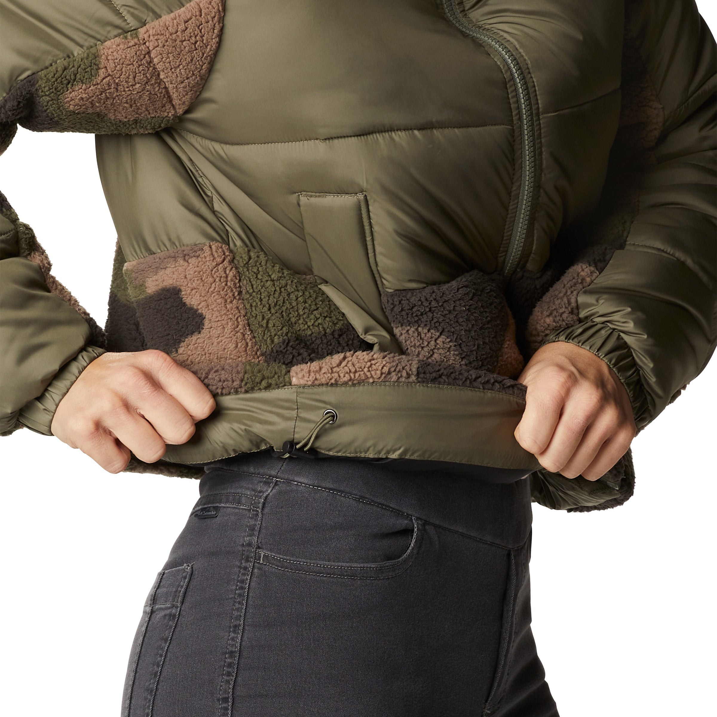 Ladies' Cropped Puffer Jacket