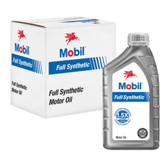Mobil Full Synthetic Motor Oil, 1-Quart/6-pack