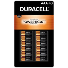 Duracell Coppertop Alkaline AAA Batteries, 40-count Image