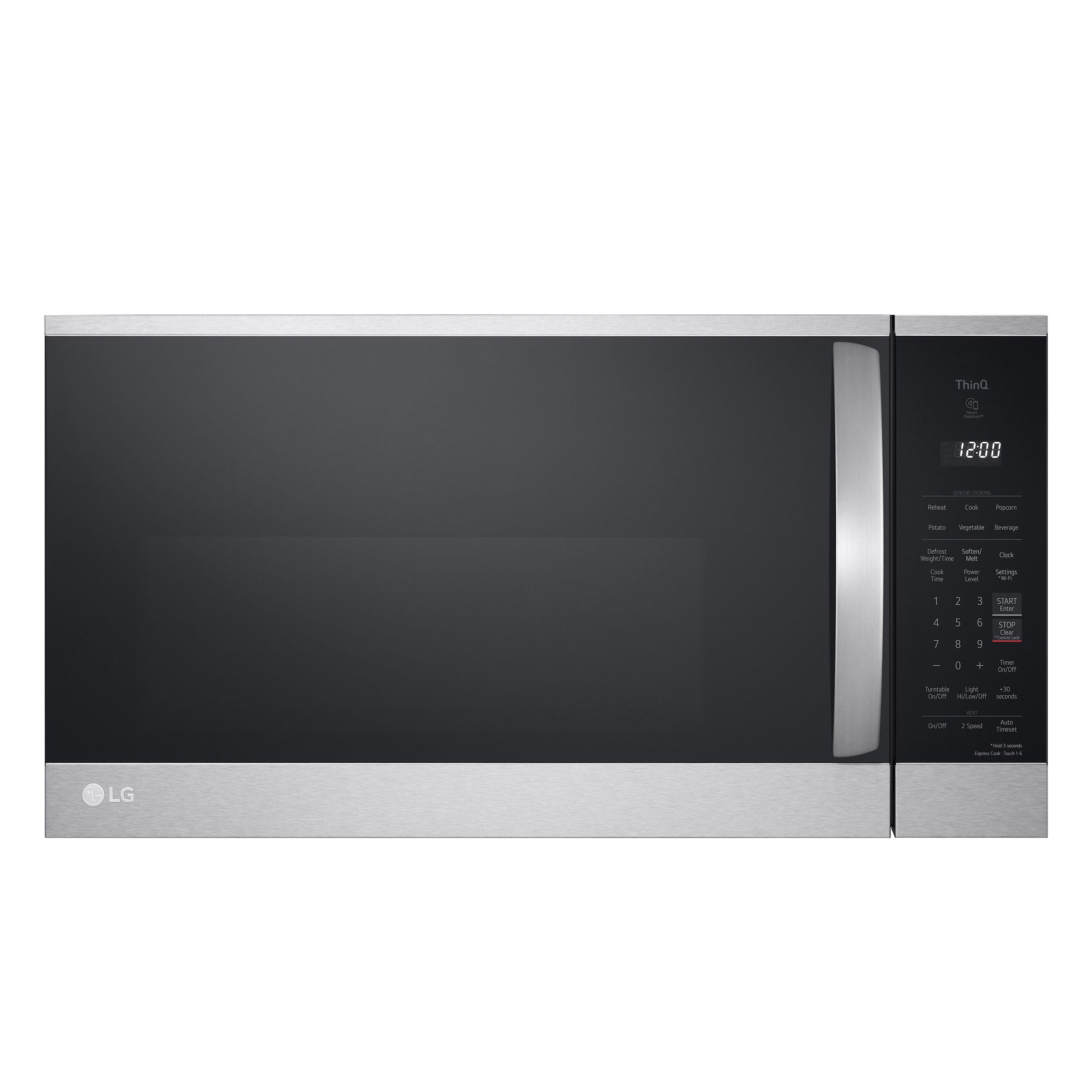 LG 1.8 cu. ft. Smart Wi-Fi Enabled Over-the-Range Microwave Oven with EasyClean Image