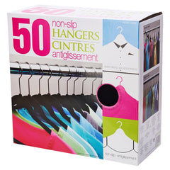 Flocked Hangers - Two 50-packs