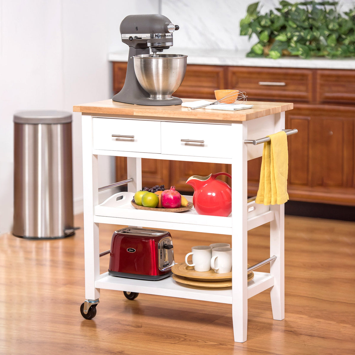3-tier Kitchen Cart with Drawers